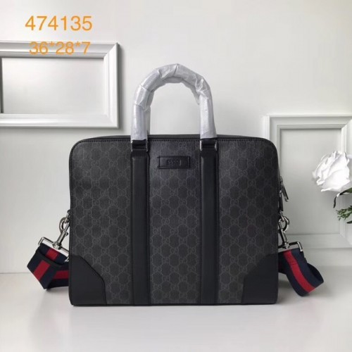 Borsa tote Gucci in tela GG di alta qualità 387102 nera