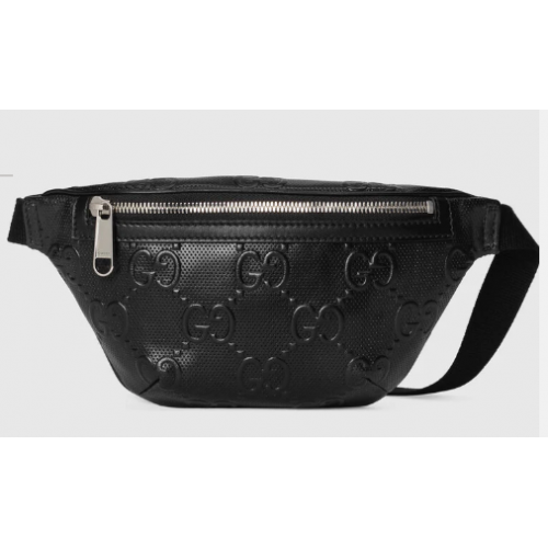 Marsupio in rilievo Gucci GG 658582 nero