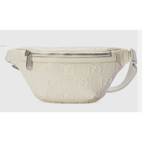 Marsupio in rilievo Gucci GG 658582 bianco