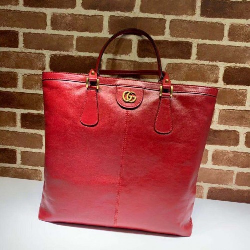 Borsa con manico superiore originale Gucci GG 547851 rossa