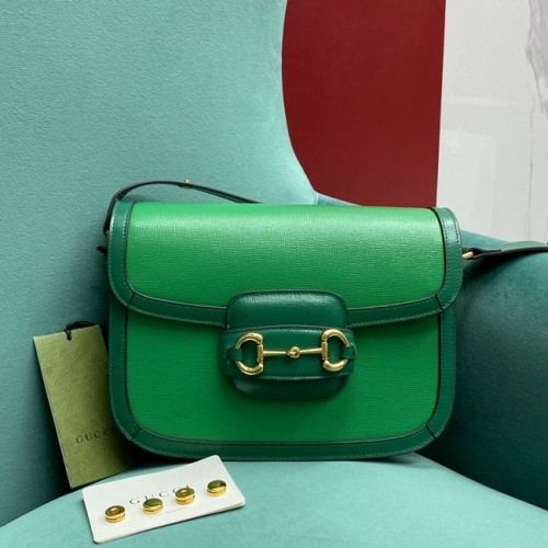 Borsa mini Gucci Horsebit 1955 658574 verde