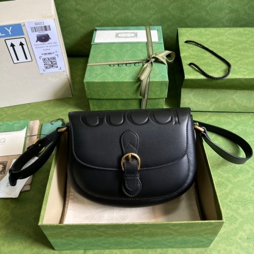 Borsa a tracolla Gucci Horsebit 1955 675923 nera