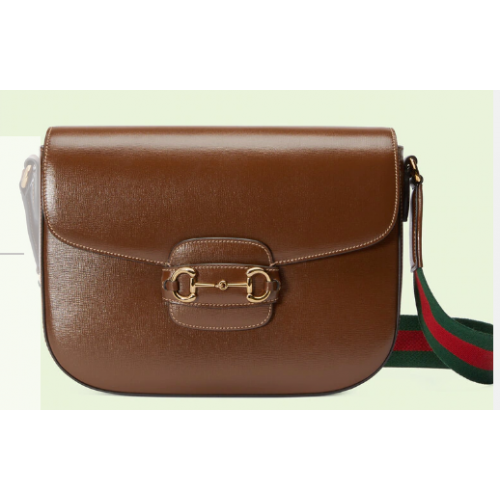 Borsa a tracolla Gucci Horsebit 1955 700457 Marrone