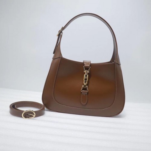 Borsa hobo piccola Gucci Jackie 1961 636709 marrone