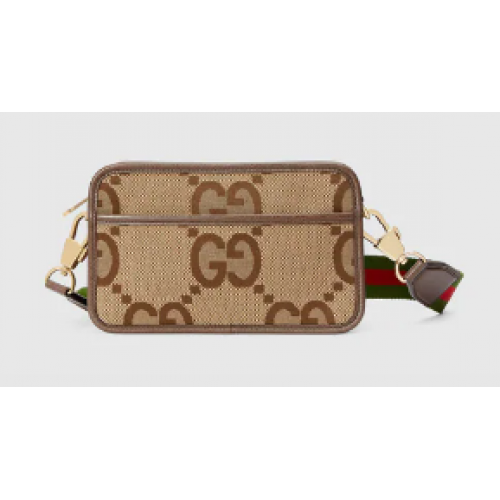 Borsa mini Gucci Jumbo GG 696075 marrone