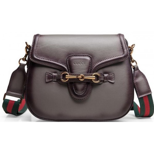 Borse a tracolla in pelle di vitello Gucci Lady Web 383848 Grigio