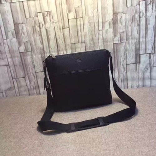 Borsa a tracolla in pelle Gucci 394915 nera