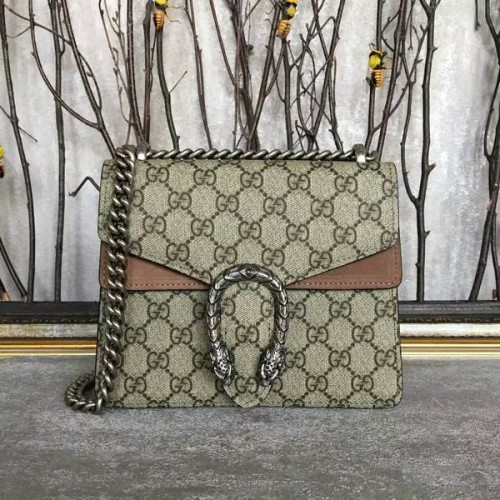 Borsa a tracolla in tela Gucci Mini Dionysus GG 421970 Cammello