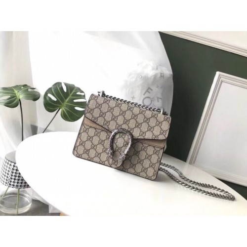 Borsa a tracolla in tela Gucci Mini Dionysus GG 421970 cachi