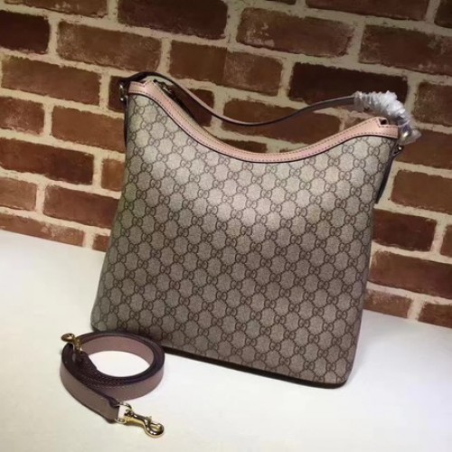 Borsa Hobo in tela Gucci Miss GG 414930 Rosa