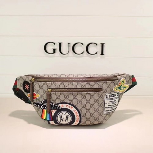 Marsupio Gucci Night Courrier morbido GG Supreme 529711 marrone