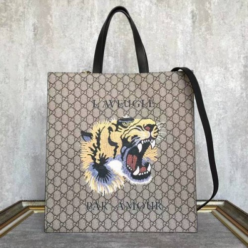 Borse tote in tela Gucci Now GG 450950 Tiger