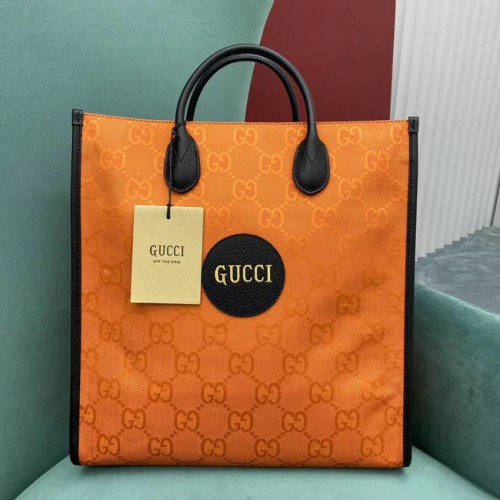 Borsa tote lunga Gucci Off The Grid 630355 arancione