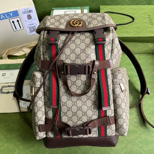Zaino Gucci Ophidia GG Supreme 690999 Marrone
