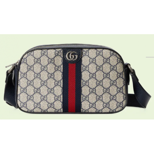 Borsa a tracolla Gucci Ophidia GG 681064 blu