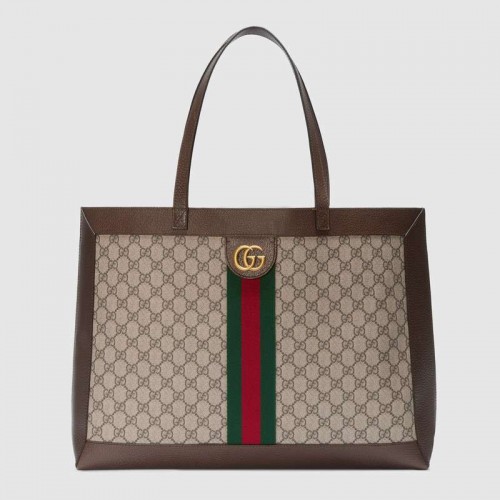 Borsa Gucci Ophidia GG con tre porcellini 547947 marrone
