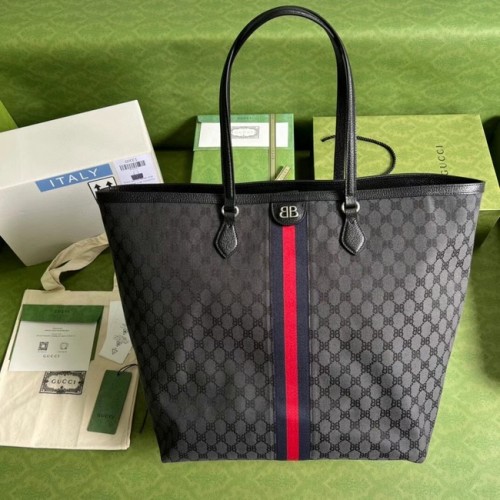 Gucci Ophidia serie grande GG Tote Bag 680127 nero