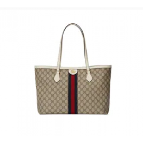 Borsa tote GG media serie Gucci Ophidia 631685 BIANCO