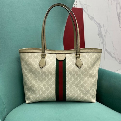 Gucci serie Ophidia media GG Tote Bag 631685 grigio chiaro