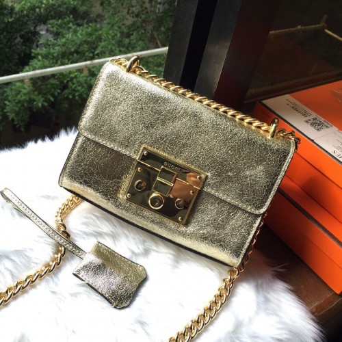 Gucci Lucchetto Nuove Borse a Spalla 409487 Oro