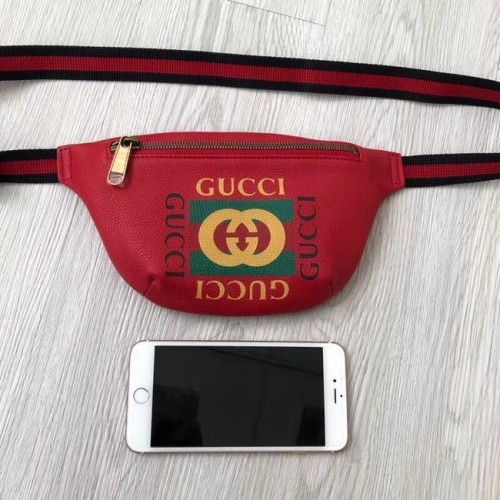 Marsupio piccolo Gucci Print 527792 rosso