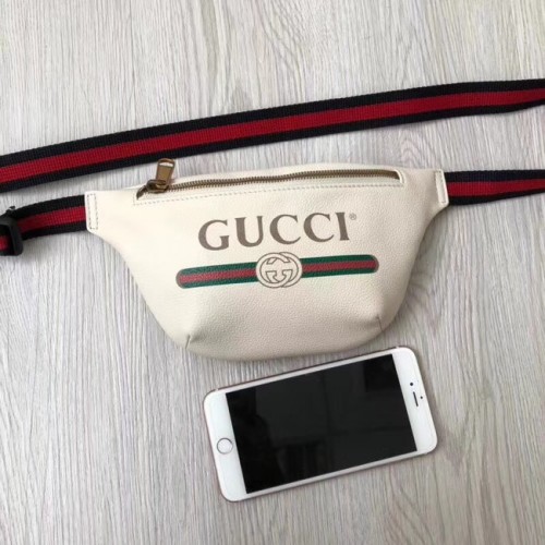 Marsupio piccolo Gucci Print 527792 bianco