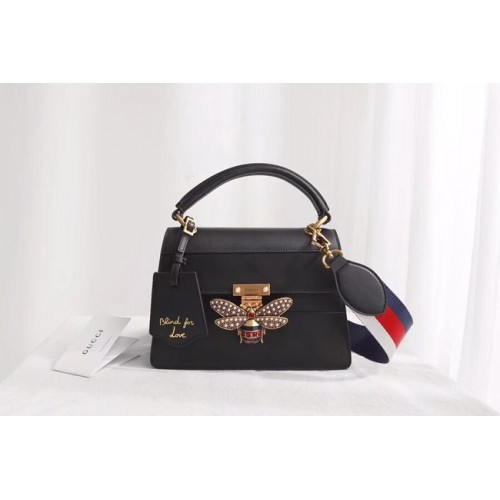 Borsa a mano piccola Gucci Queen Margaret 476541 nera