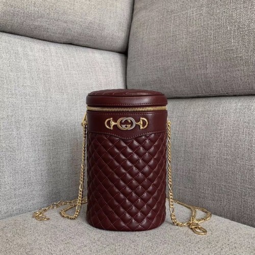 Gucci Marsupio in pelle trapuntata 572298 Bordeaux