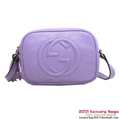 Gucci Soho Disco Bag in pelle di vitello 308364 Lavanda