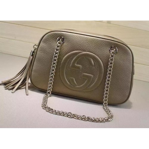Borse a tracolla Gucci Soho 308983 Bronzo