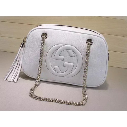 Borse a tracolla Gucci Soho 308983 Bianco