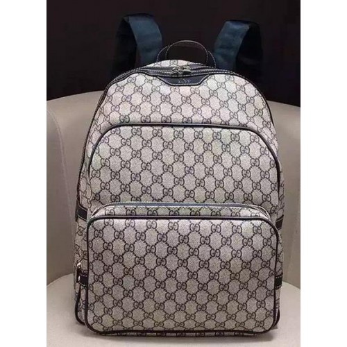 Zaino in tela Gucci Supreme 322069 Blu