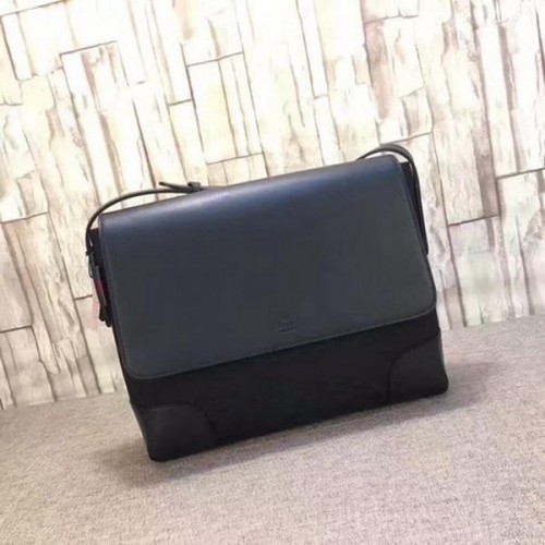 Borsa a tracolla in tela tecnica Gucci 353401 nera