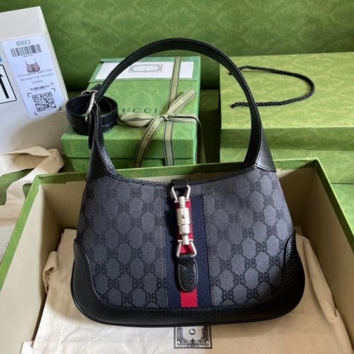 Borsa Gucci The Hacker Project piccola Jackie 1961 636706 nera