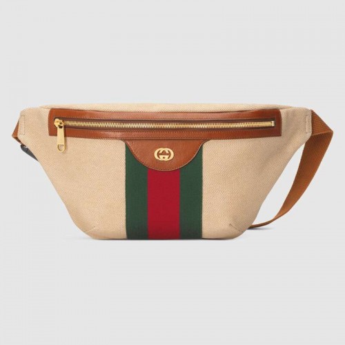 Marsupio Gucci Vintage in tela 575082 Beige