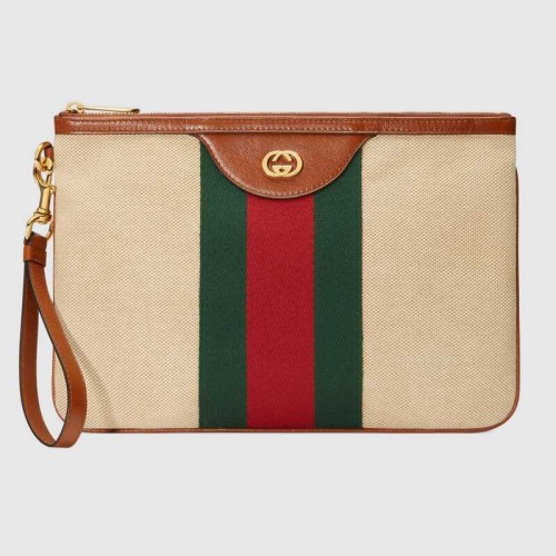 Borsa in tela Gucci Vintage 576053 Beige