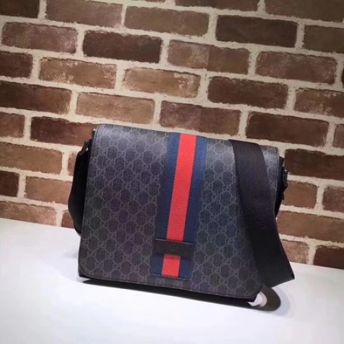 Borsa a tracolla Gucci GG Supreme 475432 nera