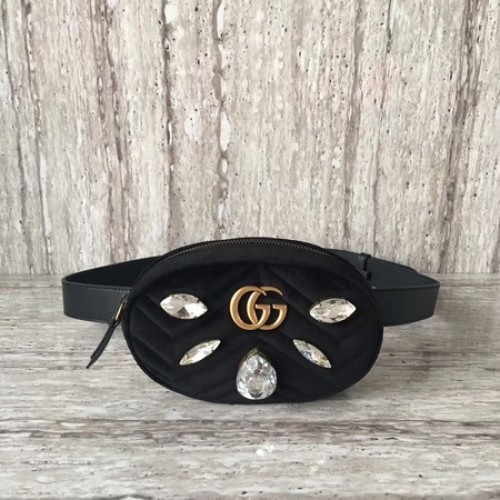Marsupio Gucci GG Marmont 476434 Nero