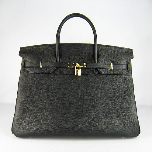 Borsa Hermes Birkin 40CM Togo Nero 6099 Oro