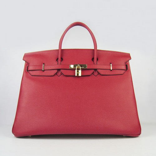 Borsa Hermes Birkin 40CM Togo Rosso 6099 Oro
