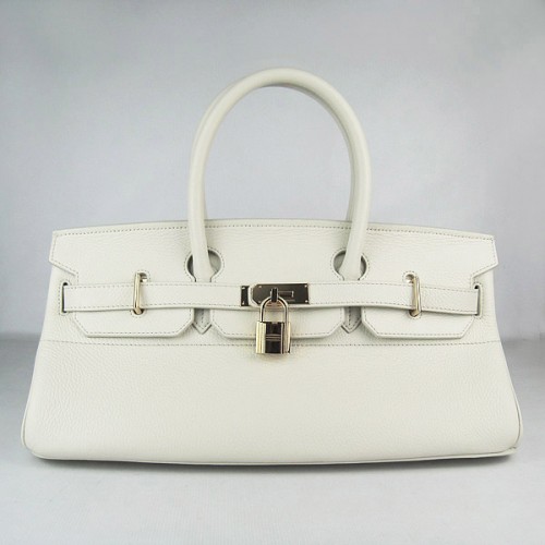 Borsa in pelle Hermes Birkin 6109 Togo Beige 42cm Oro