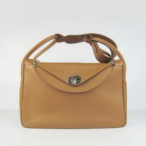 Hermes Lindy 34CM borsa a tracolla caffè