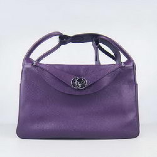 Borsa a tracolla Hermes Lindy 34CM viola
