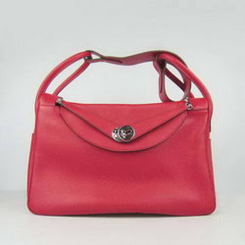 Borsa a tracolla Hermes Lindy 34CM 6208 Rosso