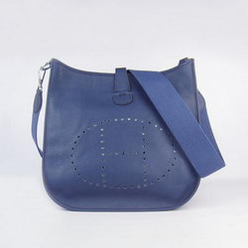 Hermes Evelyne Messenger Bag 6309 blu scuro