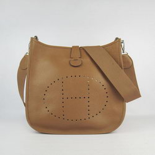 Hermes Evelyne Messenger Bag 6309 caffè chiaro