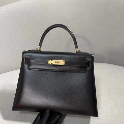 Hermes SCATOLA Pelle KL28 nera