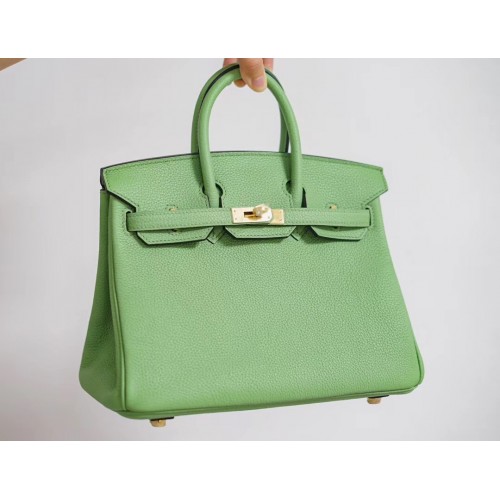 Hermes Birkin 25CM Togo Pelle H5601 verde
