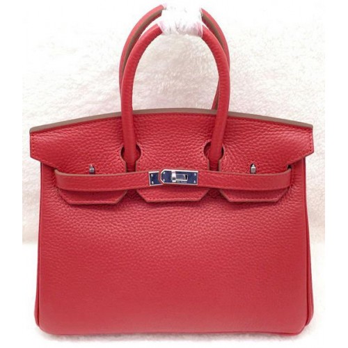 Hermes Birkin 25CM Tote Bag in pelle originale H25T rosso