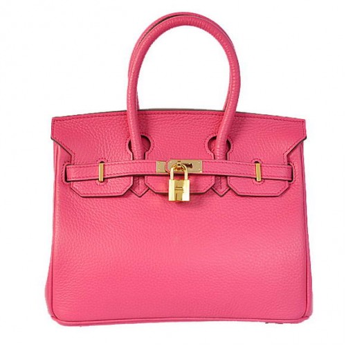 Hermes Birkin 25CM Tote Borse Togo pelle pesca Godlen